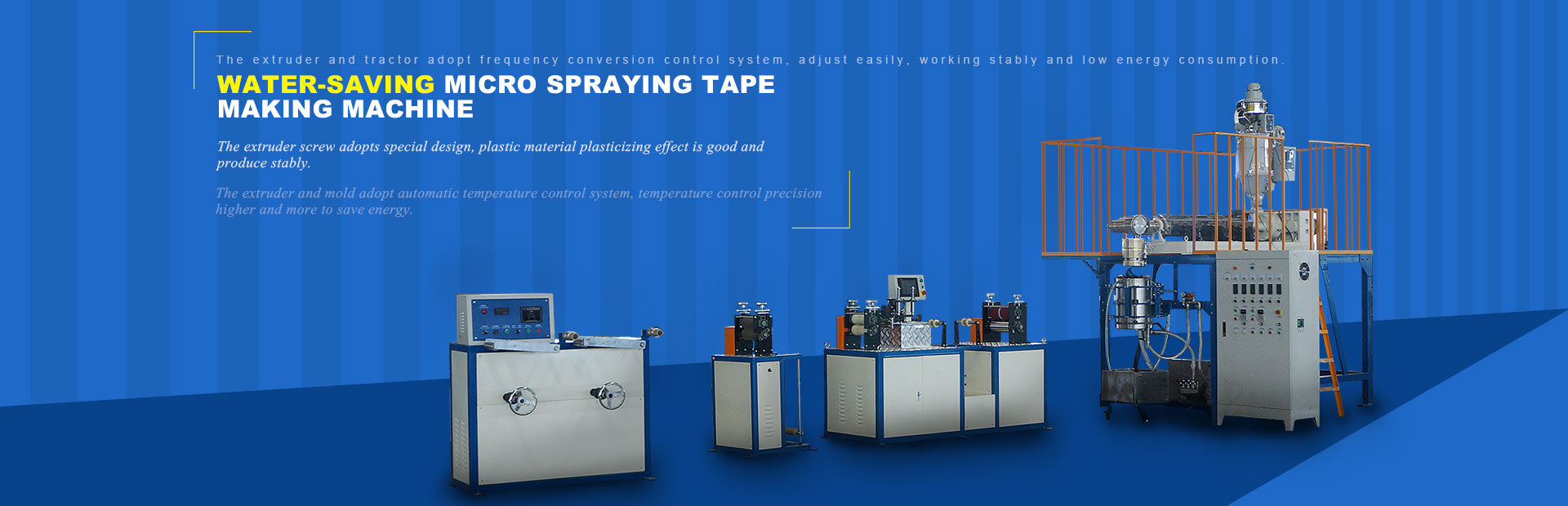 micro spraying water tape making machine